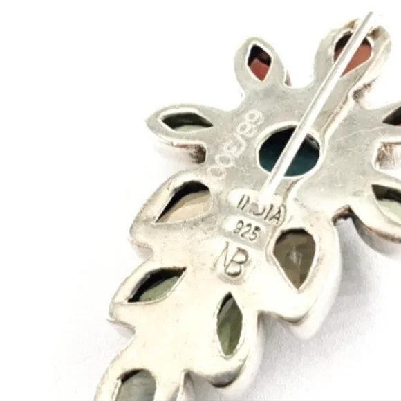 NICKY BUTLER LIMITED EDITION RAJ COLLECTION 925 Sterling Silver NB Earrings 3